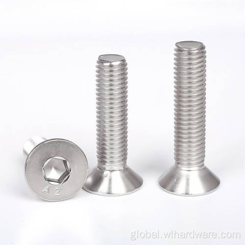 Flat Head A4-80 Countersunk Hex Socket Head Screw